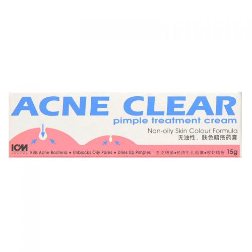 ICM Pharma Acne Clear Pimple Treatment Cream - 15 gm