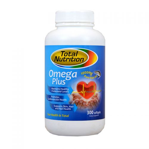 Total Nutrition Omega Plus 1000mg - 300 Softgels